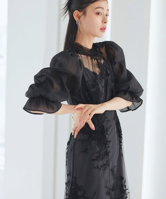 ルイルエブティック(RUIRUE BOUTIQUE)/チュール刺繍切り替え ルイルエブティック(RUIRUE BOUTIQUE)/チュール刺繍切り替え