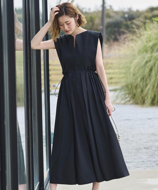 ルイルエブティック（RUIRUE BOUTIQUE）/ウエストドロストワイドオールインワン