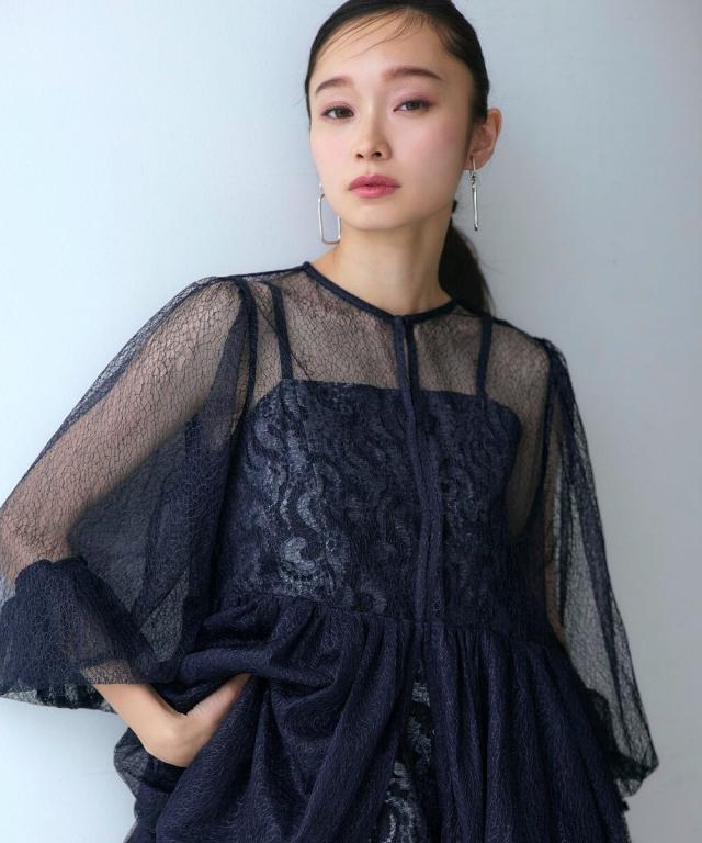 ルイルエブティック（RUIRUE BOUTIQUE）/バルーントップス＆レースインナー＆パンツ3点セット_18