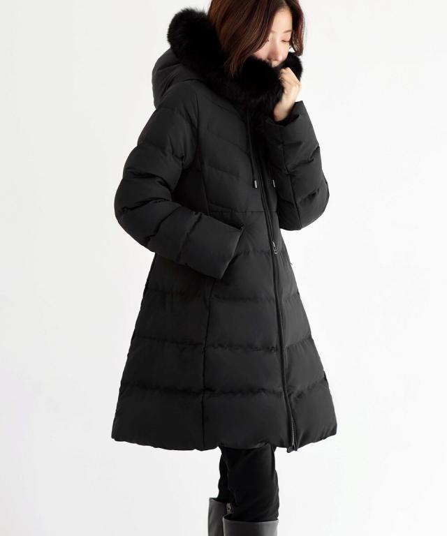 ルイルエブティック（RUIRUE BOUTIQUE）/【フレンチダウン】フォックスファーフレンチダウンコート