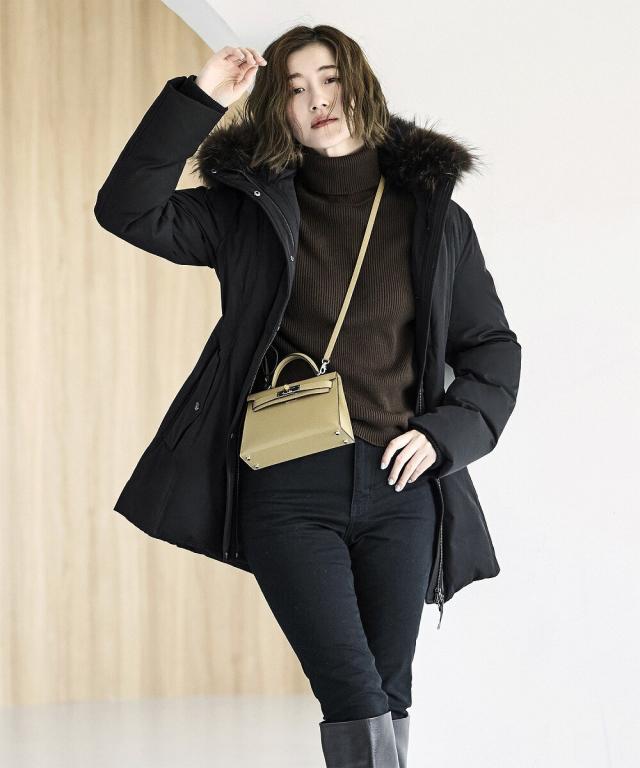 ルイルエブティック（RUIRUE BOUTIQUE）/ラクーンファーフレンチダウンジャケット