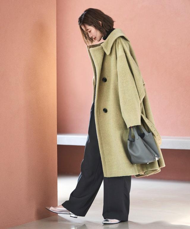 【新品】RUIRUE BOUTIQUE シャギーコート ルイルエブティック（RUIRUE BOUTIQUE）/ゆるふわアシメカラー