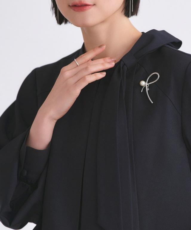 ルイルエブティック（RUIRUE BOUTIQUE）/ケープリボンラップワイドパンツセットアップ_14