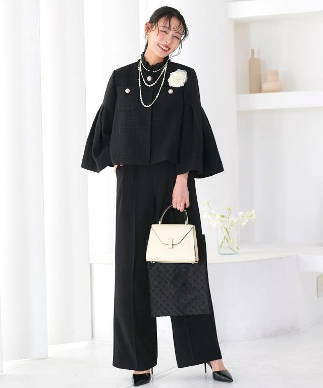 ルイルエブティック　RUIRUE BOUTIQUE ルイルエブティック（RUIRUE BOUTIQUE）/ノーカラーショートフレア