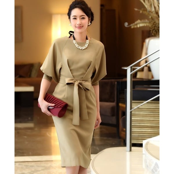 【新品・未使用】RUIRUE BOUTIQUEバルーンスリーブ ロングワンピース RUIRUE BOUTIQUE ドレス 「オケージョン対応」2Wayバルーン