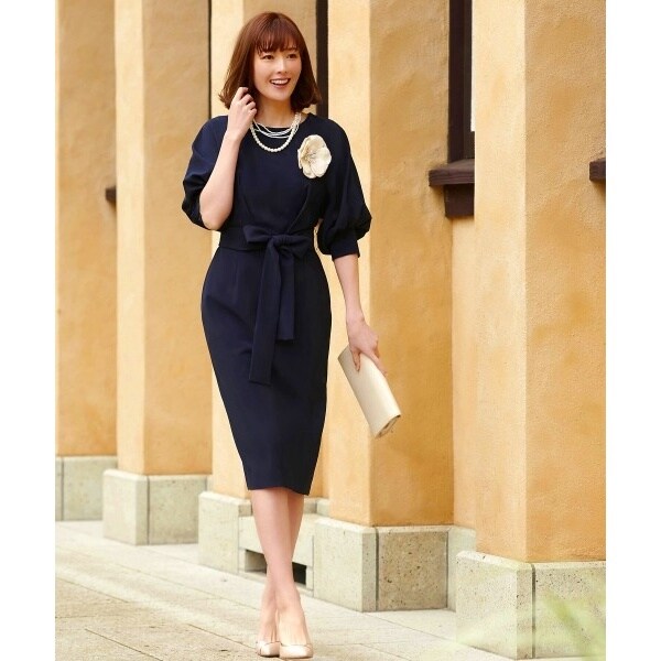 【新品・未使用】RUIRUE BOUTIQUEバルーンスリーブ ロングワンピース RUIRUE BOUTIQUE ドレス 「オケージョンドレス/結婚式」バルーン