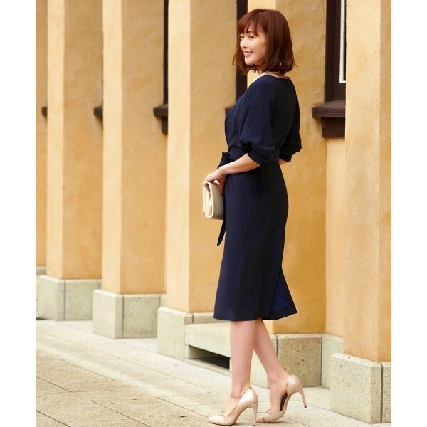 【新品・未使用】RUIRUE BOUTIQUEバルーンスリーブ ロングワンピース RUIRUE BOUTIQUE ドレス 「オケージョンドレス/結婚式」バルーン