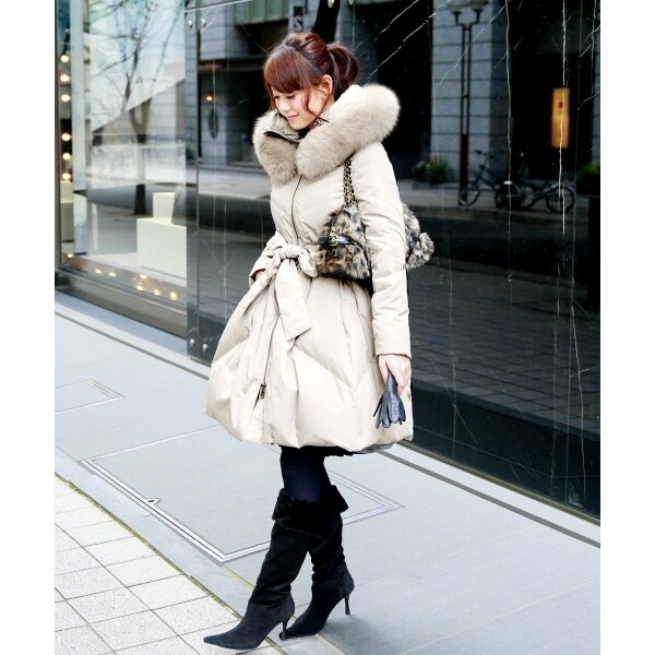 【みっち】ルイルエブティックダウンコート ルイルエブティック（RUIRUE BOUTIQUE）/リュクシーリアルファー