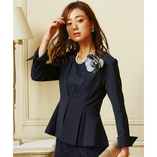 ルイルエブティック（RUIRUE BOUTIQUE）/【S~3L】レーシーンピースセットアップフォーマルセレモニースーツ_12