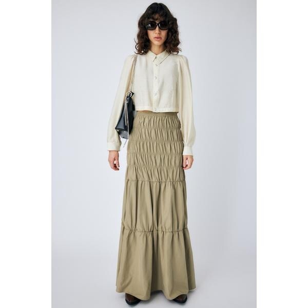 マウジー（MOUSSY）/SHIRRING ロングスカートの通販はその他スカート