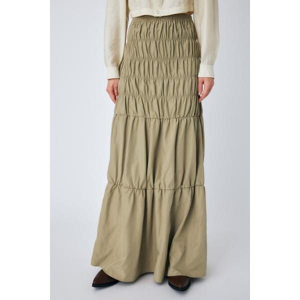 マウジー（MOUSSY）/SHIRRING ロングスカートの通販は