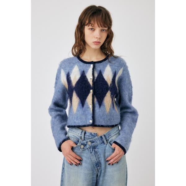 マウジー（MOUSSY）/ARGYLE SHAGGY カーディガンの通販はau PAY