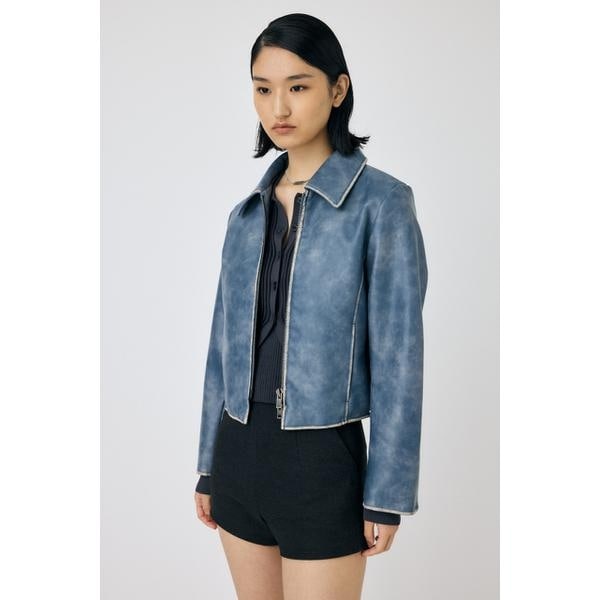 マウジー（MOUSSY）/FAUX LEATHER MINIMAL ジャケット 7,577円