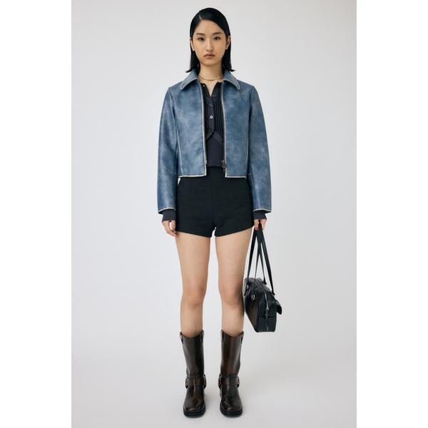 【m】MOUSSY FAUX LEATHER MINIMAL ジャケット moussy｜FAUX LEATHER MINIMAL ジャケット | Rakuten Fashion