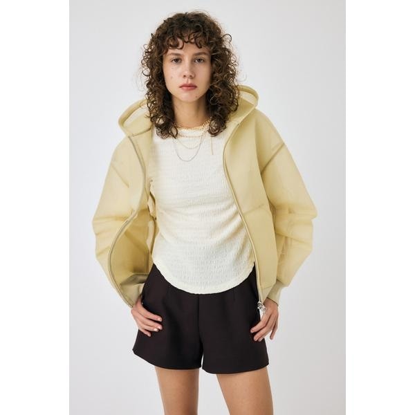 マウジー（MOUSSY）/SHEER CARDBOARD ジップアップフーディの通販は 5,752円