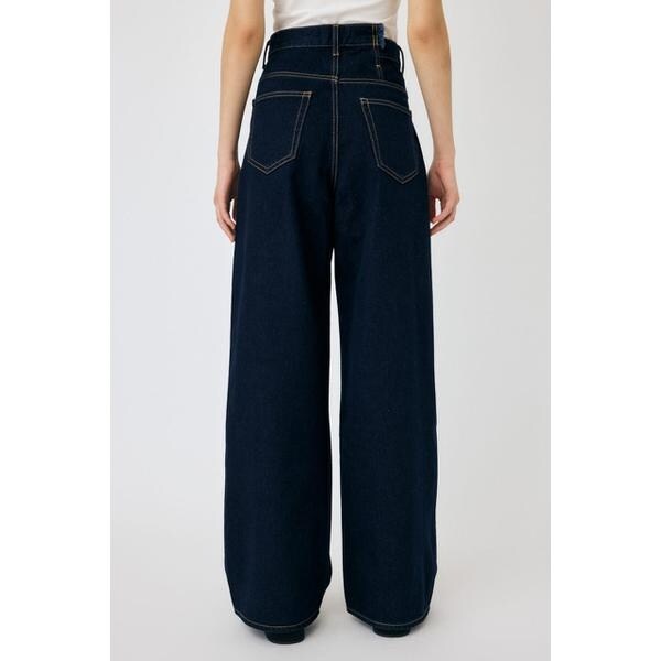 moussy マウジー　CROSS WAIST WIDE STRAIGHTデニム CROSS WAIST WIDE STRAIGHT（デニムパンツ）｜MOUSSY（マウジー