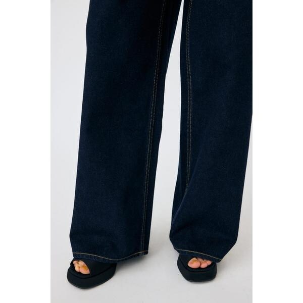 CROSS WAIST WIDE STRAIGHT マウジー　デニム　黒 MOUSSY | CROSS WAIST WIDE STRAIGHT (ワイド ) |SHEL'TTER WEBSTORE