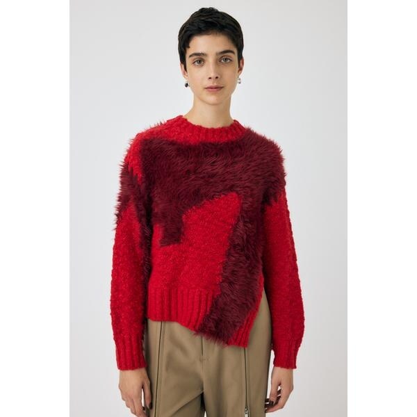 マウジー（MOUSSY）/INTARSIA SLIT セーターの通販は