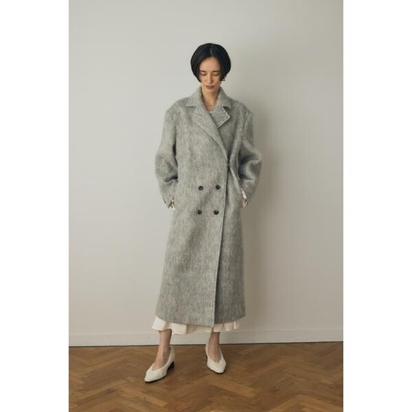 マウジー（MOUSSY）/シャギーロングコート リサイクルポリエステル×ウール混の通販は 14,652円
