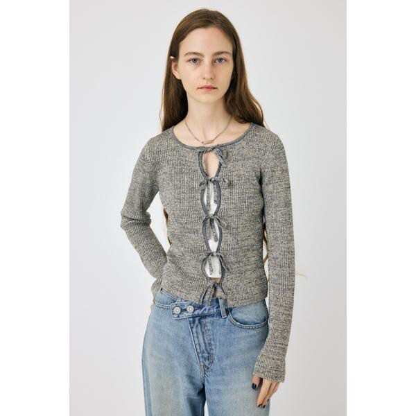 マウジー（MOUSSY）/FRONT RIBBON ニットトップスの通販はニット・セーター