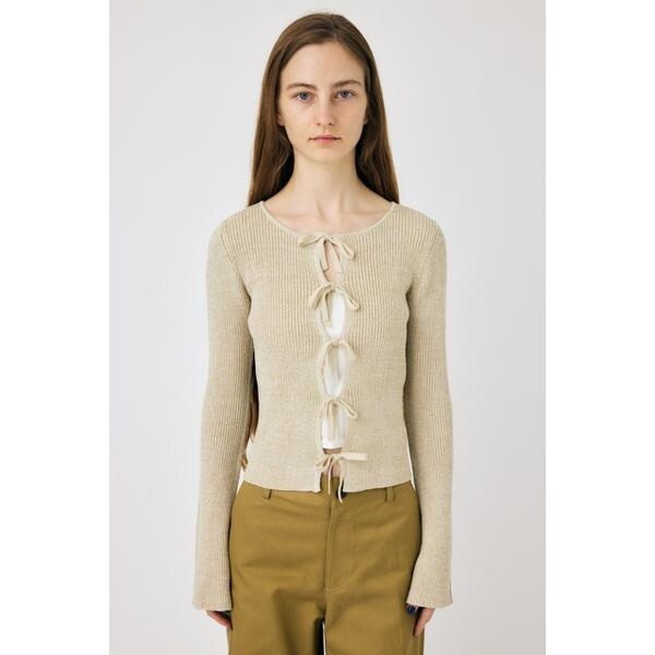 マウジー（MOUSSY）/FRONT RIBBON ニットトップスの通販は