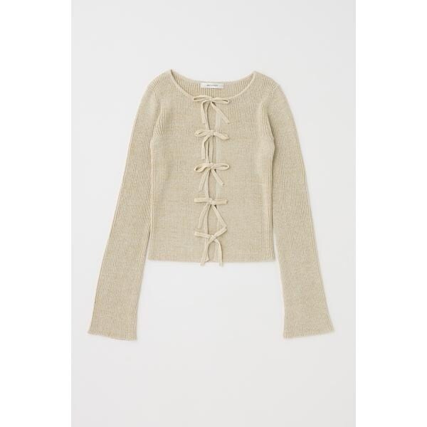 マウジー（MOUSSY）/FRONT RIBBON ニットトップスの通販は