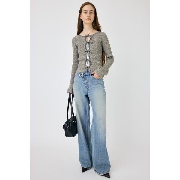 マウジー（MOUSSY）/FRONT RIBBON ニットトップスの通販は