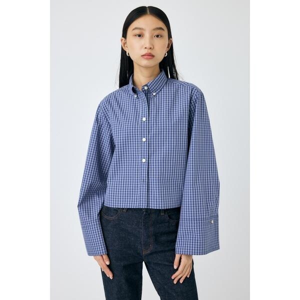 【NEW】マウジー（MOUSSY）/WIDE SLEEVE PLAID シャツの通販は 7,037円