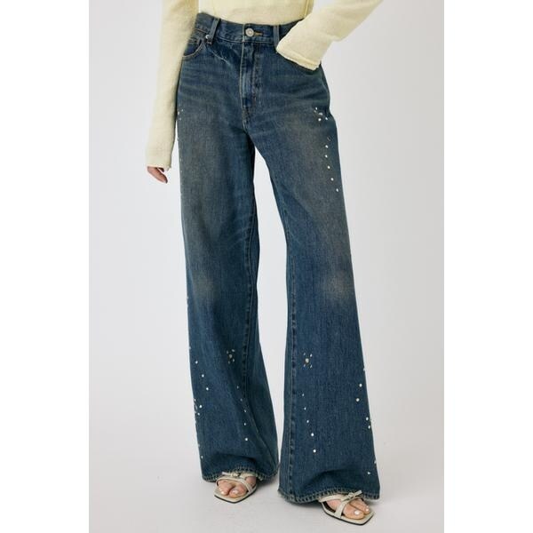 マウジー（MOUSSY）/FLORAL STUDDED バギー