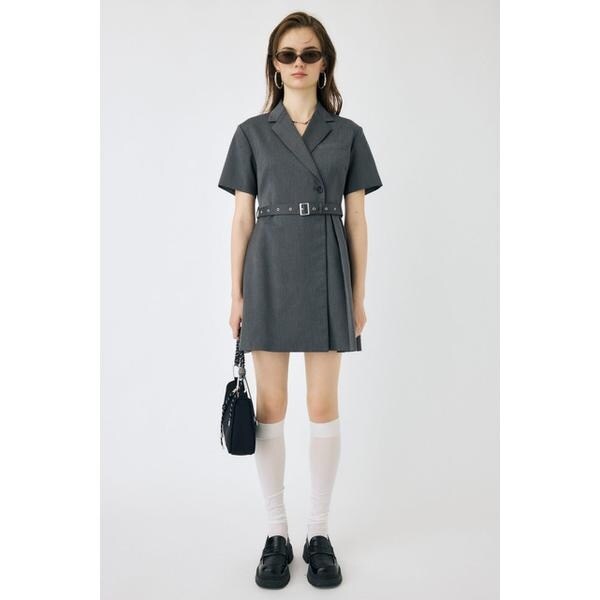 マウジー（MOUSSY）/BLAZER PLEATS ミニドレス