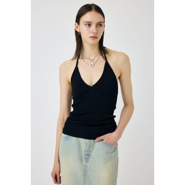 マウジー（MOUSSY）/HALTER KNIT キャミの通販はau PAY マーケット