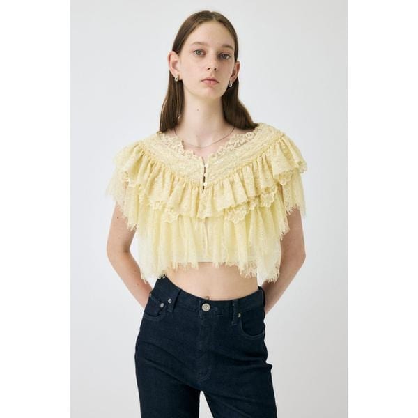 マウジー（MOUSSY）/LACE FRILLS トップス