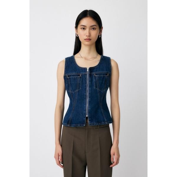 マウジー（MOUSSY）/WAIST FIT デニムベスト