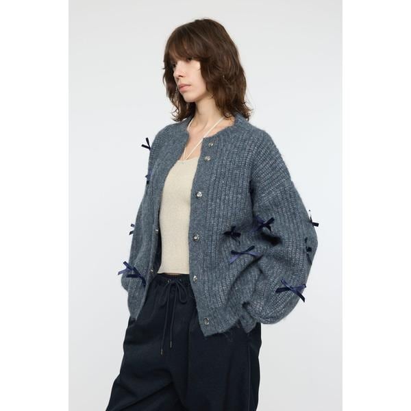 【NEW】マウジー（MOUSSY）/RIBBON FANCY カーディガン