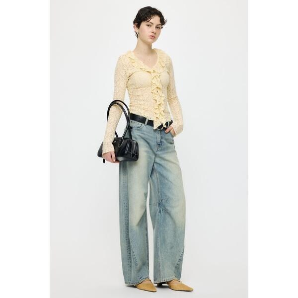 マウジー（MOUSSY）/LACE RUFFLE トップスの通販はau PAY マーケット 