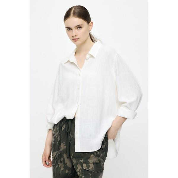 マウジー（MOUSSY）/LINEN BLEND BASIC シャツ_7
