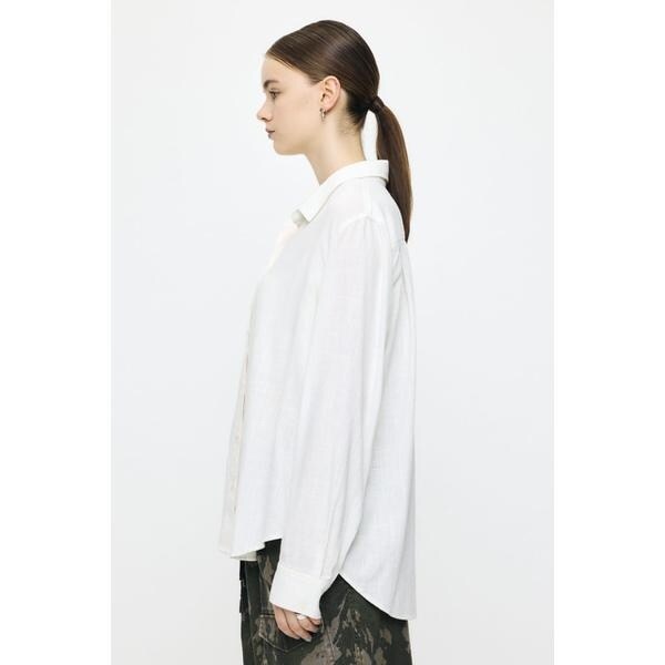 マウジー（MOUSSY）/LINEN BLEND BASIC シャツ_9
