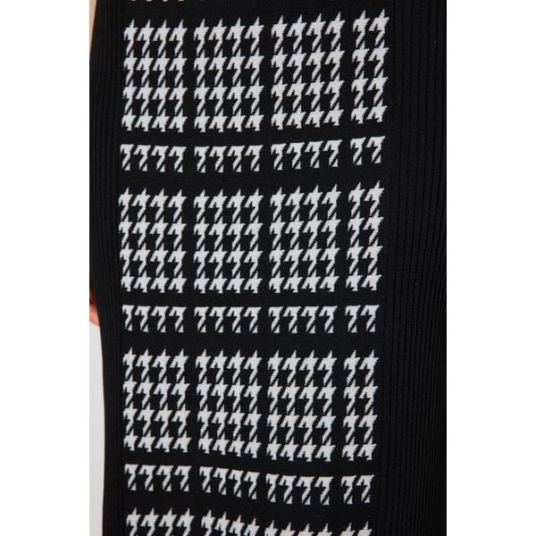 リエンダ（rienda）/2WAY千鳥パターンタイトニットワンピースの通販は