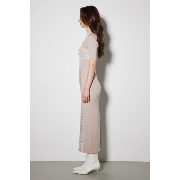 リエンダ（rienda）/2WAY千鳥パターンタイトニットワンピースの通販は