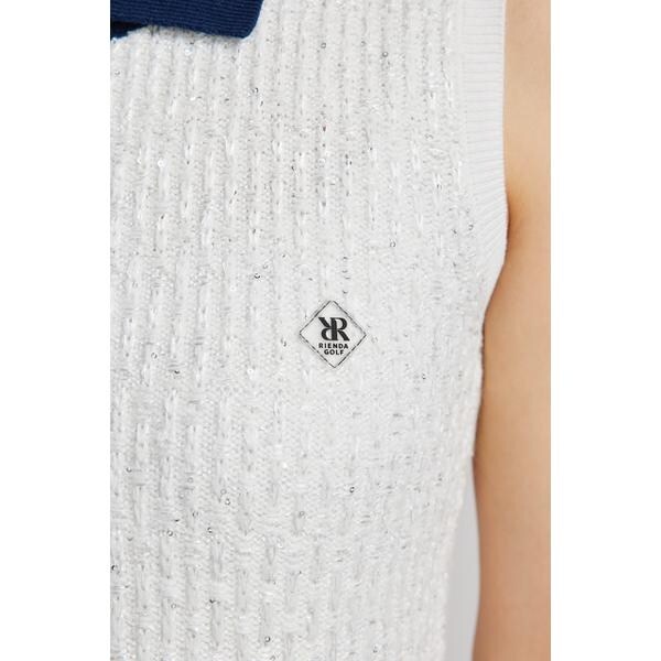 RIENDA GOLF シャイニーツイードペプラムニットセットアップ M RIENDA