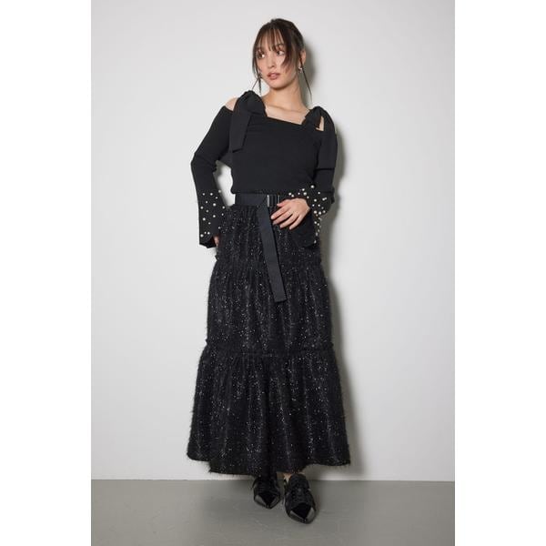 リエンダ（rienda）/ニュアンスバリエーションフレアスカートの通販は 14,300円