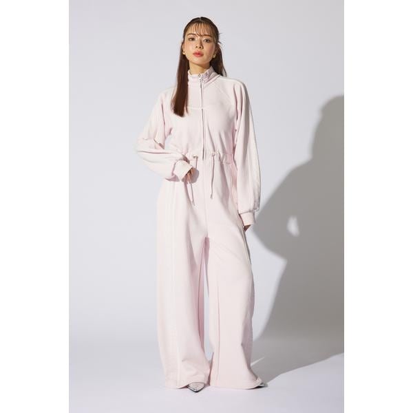 リエンダ（rienda）/フロントZIPサイドラインロンパースの通販はau PAY