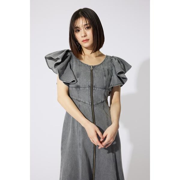 リエンダ（rienda）/【ヒロインワンピ】フリルスリーブ