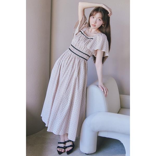リエンダ（rienda）/コットンレースフレアワンピース