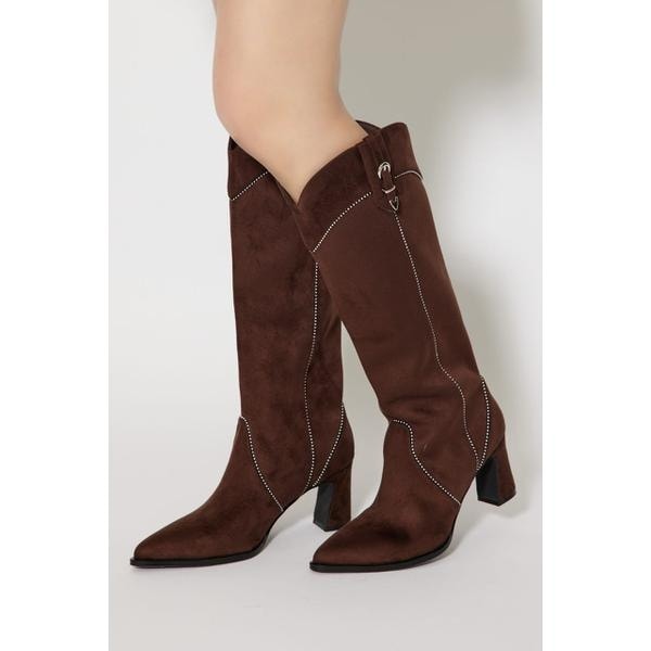 リエンダ（rienda）/スタッズウエスタンブーツ