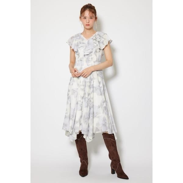 リエンダ（rienda）/シアーパターンイレヘムワンピ