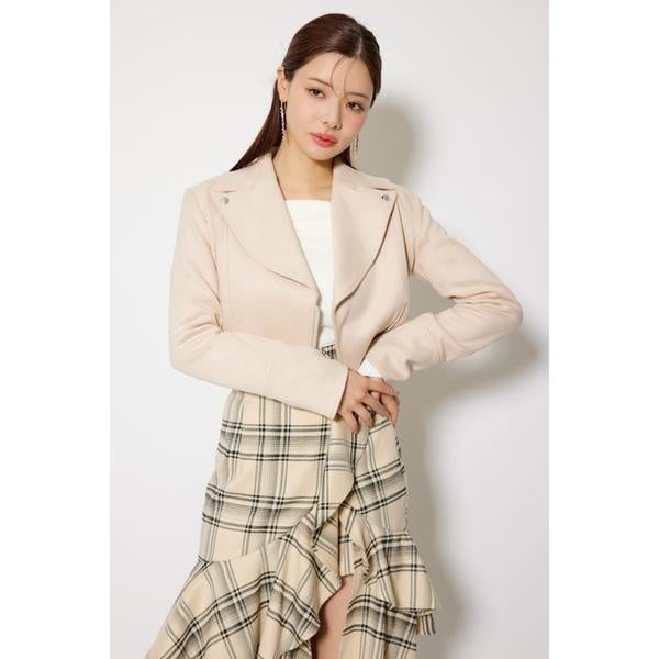 リエンダ（rienda）/25AWフェイクスエードライダースジャケット