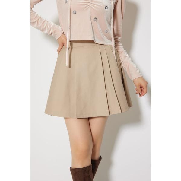 リエンダ（rienda）/プリーツジャストウエストスカート
