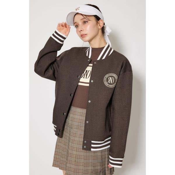 リエンダ（rienda）/【一部店舗・WEB限定】【RIENDA GOLF】RNDロゴスタジャン