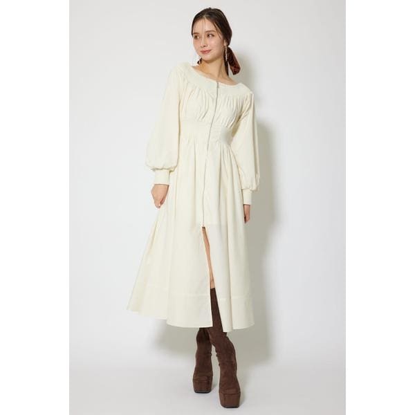 リエンダ（rienda）/MA−1オフショルロングスリーブワンピース